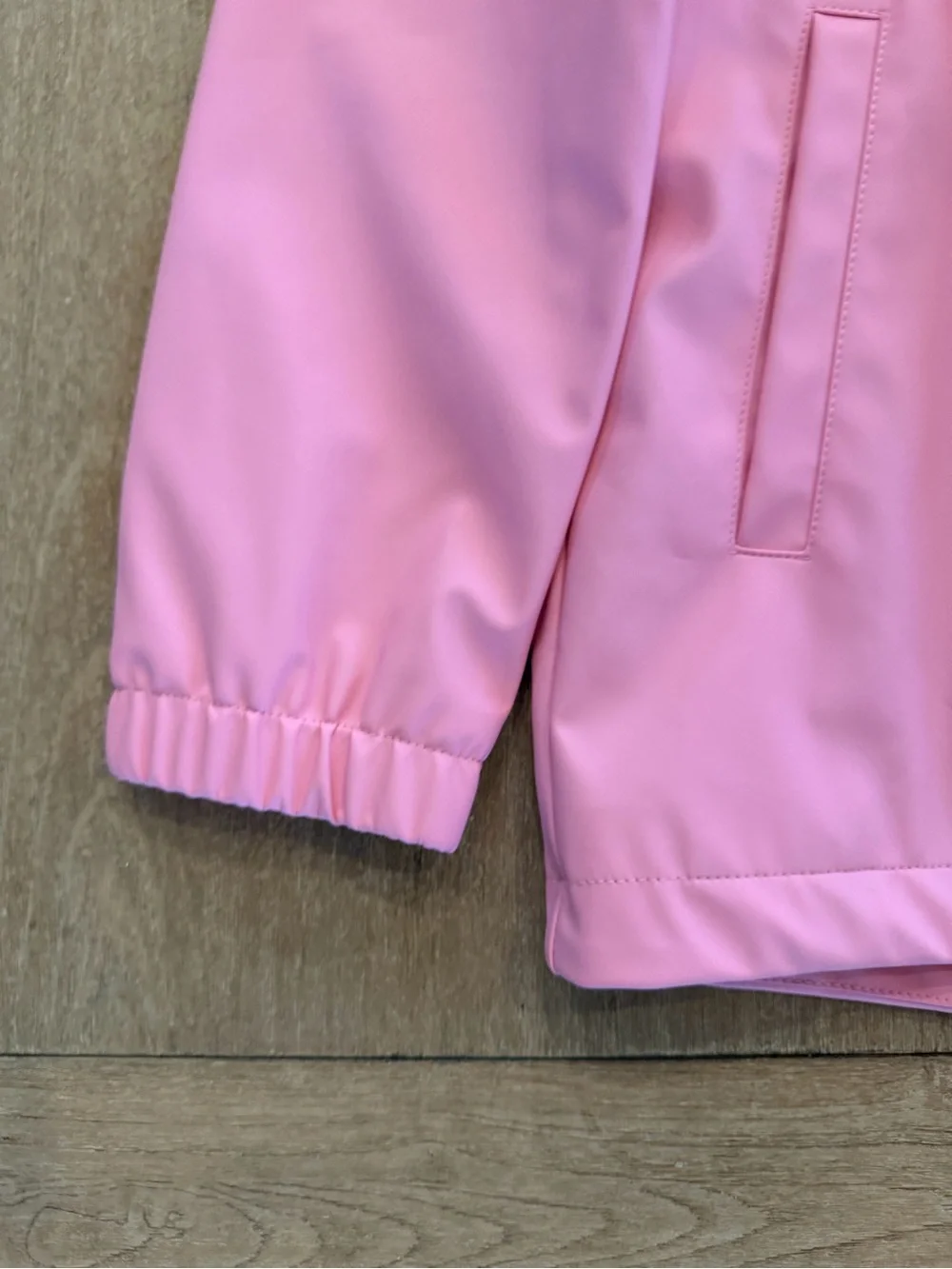 Cat & Jack Girls Pink Hooded Rain Jacket NWT Size M (8) Waterproof - Picture 5 of 9